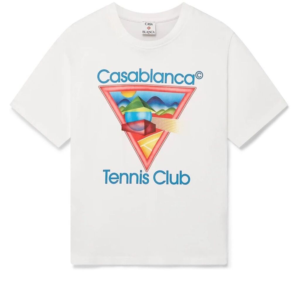 Casablanca Tennis Club Icon Women's T-Shirt NWT Small